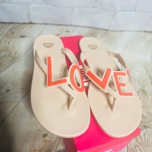 Jelly fun flip flops